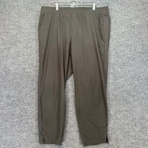Quince Pants Mens XL Gray Pull On Stretch Performance Tapered Chino Trouser